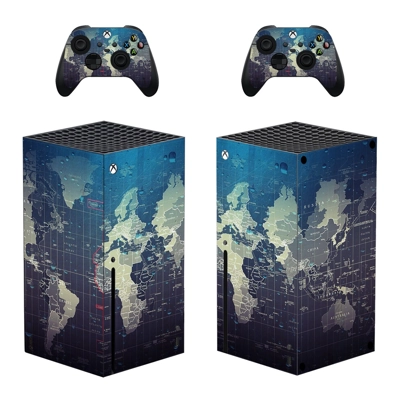 Digital Texture decal skin for Xbox Series X Console and 2 Controllers