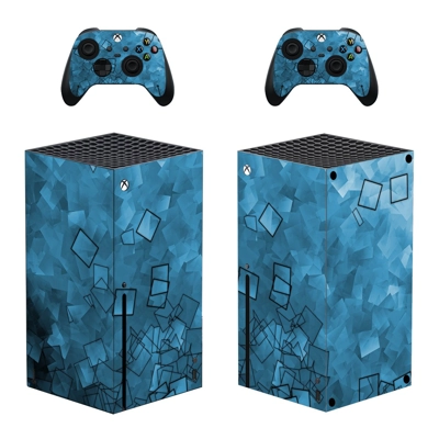 Digital Texture decal skin for Xbox Series X Console and 2 Controllers