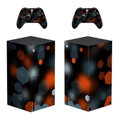 Digital Texture decal skin for Xbox Series X Console and 2 Controllers