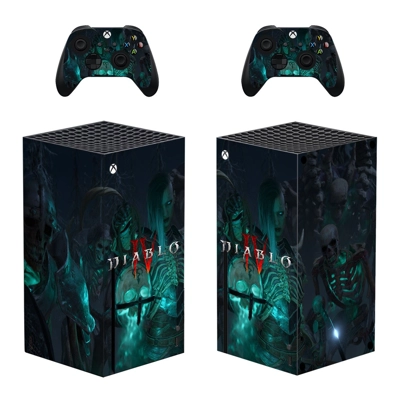 Diablo 4 decal skin for Xbox Series X Console and 2 Contro.. Diablo 4 decal skin for Xbox Series X Console and 2 Contro..