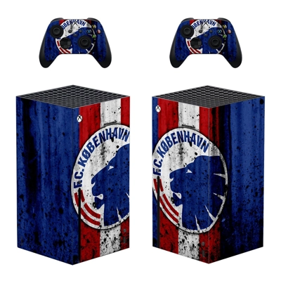 FC Copenhagen decal skin for Xbox Series X Console and 2 Controllers