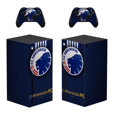 FC Copenhagen decal skin for Xbox Series X Console and 2 Controllers
