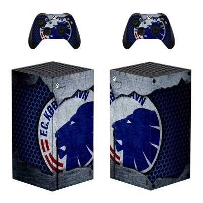 FC Copenhagen decal skin for Xbox Series X Console and 2 Controllers