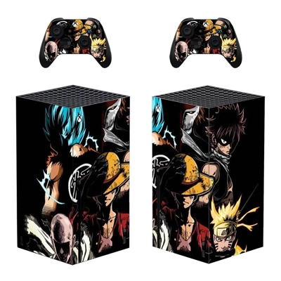 Naruto decal skin for Xbox Series X Console and 2 Controll.. Naruto decal skin for Xbox Series X Console and 2 Controll..