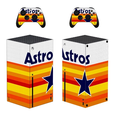 Houston Astros decal skin for Xbox Series X Console and 2 .. Houston Astros decal skin for Xbox Series X Console and 2 ..