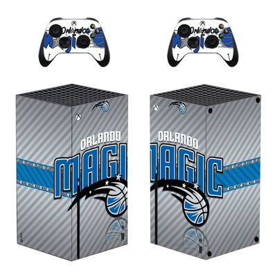 Orlando Magic decal skin for Xbox Series X Console and 2 Controllers