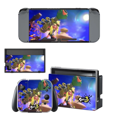 Splatoon 3 decal skin for Nintendo Switch Console and Cont.. Splatoon 3 decal skin for Nintendo Switch Console and Cont..