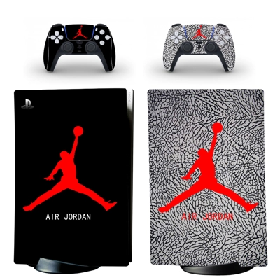 Air Jordan decal skin for PS5 Digital Console and two Cont.. Air Jordan decal skin for PS5 Digital Console and two Cont..