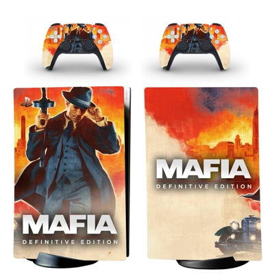 Mafia decal skin for PS5 Digital Console and two Controllers Mafia decal skin for PS5 Digital Console and two Controllers