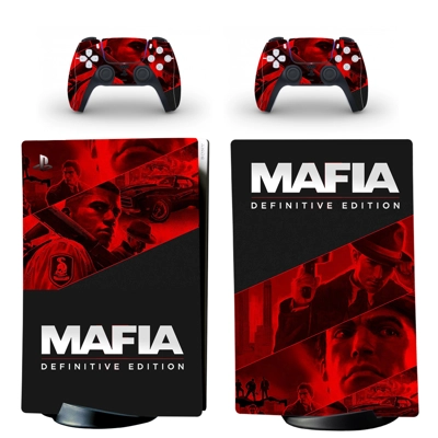 Mafia decal skin for PS5 Digital Console and two Controllers Mafia decal skin for PS5 Digital Console and two Controllers