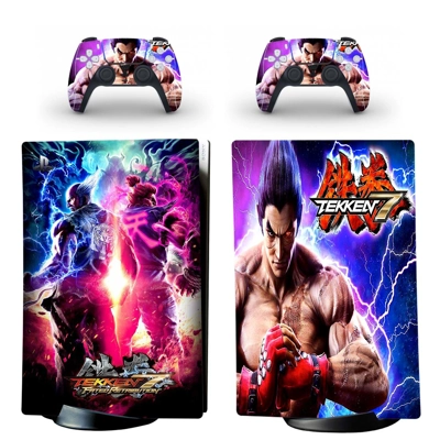 Tekken 7 decal skin for PS5 Digital Console and two Contro.. Tekken 7 decal skin for PS5 Digital Console and two Contro..