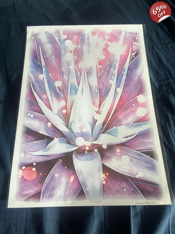 A3 Matt Poster Print Magical Lotus