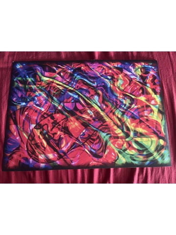 A3 Matt Poster Print LSD tongue A3 Matt Poster Print LSD tongue