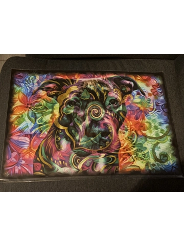 A3 Matt Poster Print Psychedelic Bark A3 Matt Poster Print Psychedelic Bark