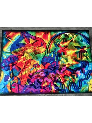 A3 Matt Poster Print Mushroom Brain Melt A3 Matt Poster Print Mushroom Brain Melt