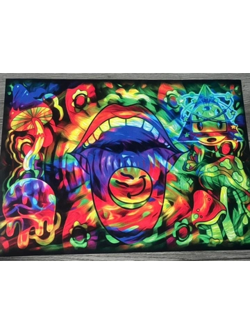 A3 Matt Poster Print LSD Tongue Party Time A3 Matt Poster Print LSD Tongue Party Time