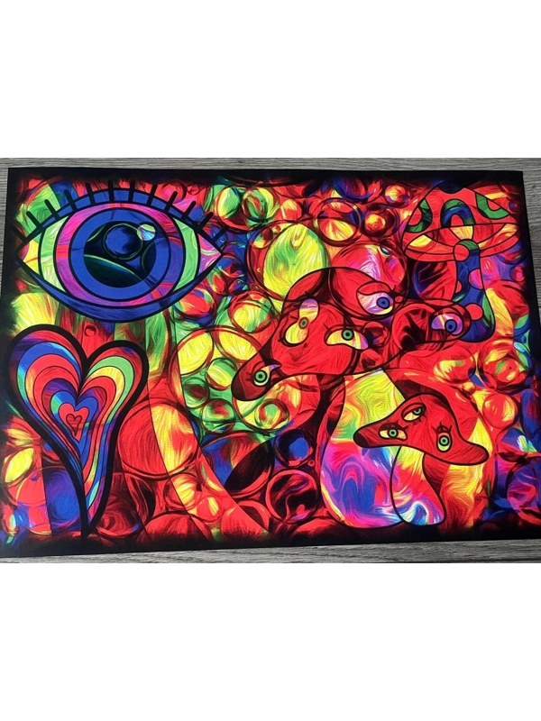 A3 Matt Poster Print Psychedelic Watching Eye