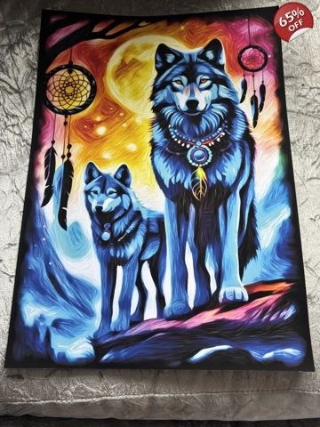 A3 Matt Poster Print Us versus the world