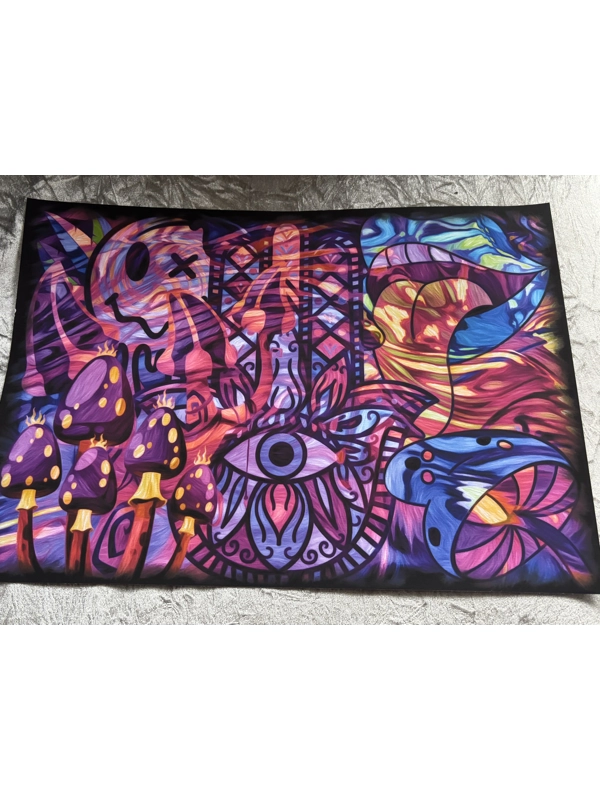 A3 Matt Poster Print Psychedelic Third Eye