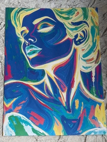 A4 Print Abstract Lady Empowerment A4 Print Abstract Lady Empowerment