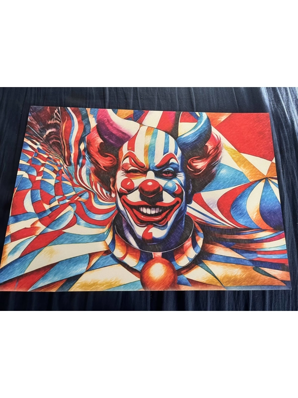 Distorted Clown Head