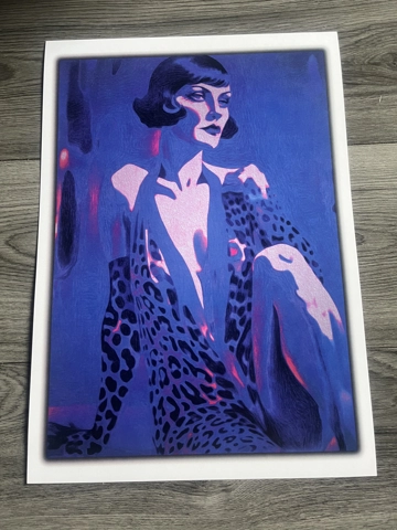 A3 Matt Poster Print A lone warrior woman