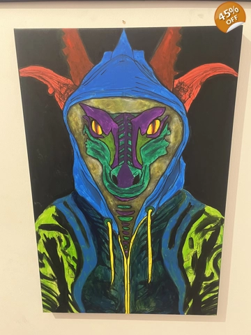 30x20 Inch Canvas Chaos Original Painting 30x20 Inch Canvas Chaos Original Painting