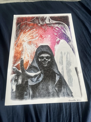 A3 Matt Poster Print Heaven Or Hell Awaits