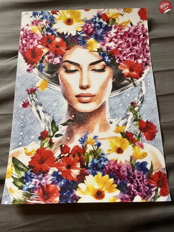A3 Matt Poster Print Flower Power