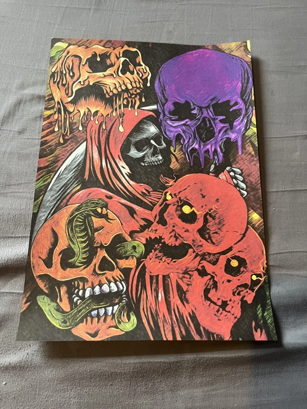 A4 Print Skull Haven