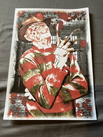 A4 Print Freddy Krueger