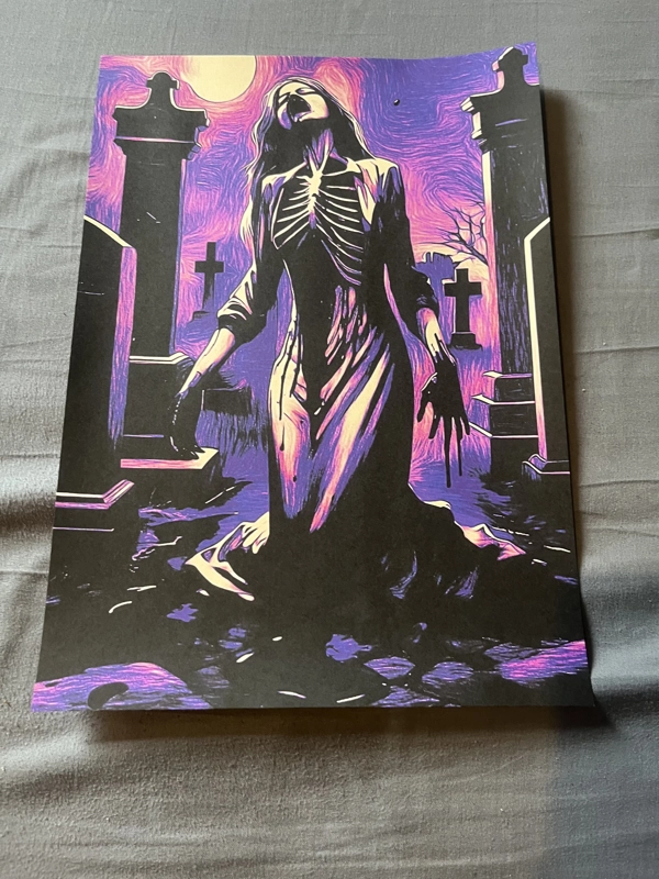 A4 Print Graveyard Decay