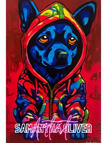 30x20 Inch Canvas Print Ruff Streetz