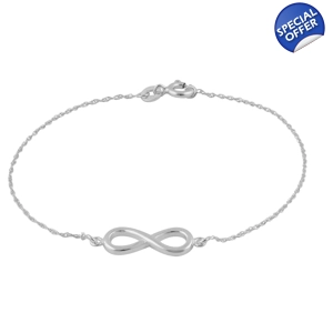Silver Infinity Bracelet
