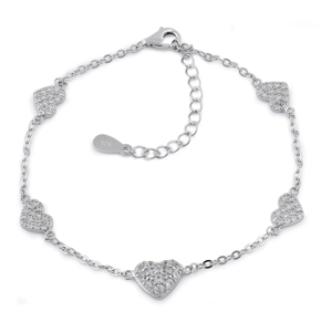 Heart Charm Bracelet
