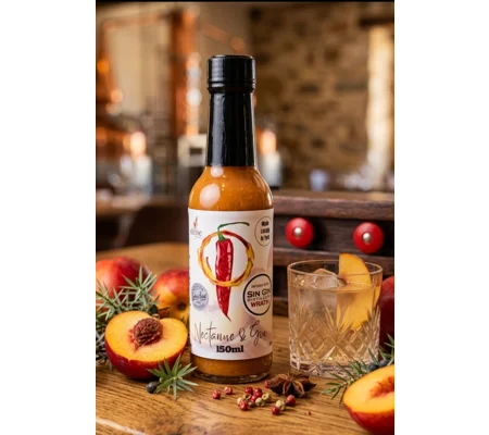 THE HUNTER'S OWN - Nectarine & Gin Hot Sauce