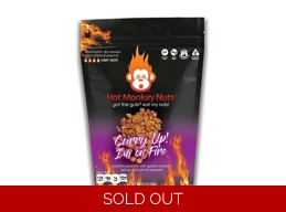 LIMITED TIME ONLY Hot Monkey Nuts - Curry Up! I'm on Fire