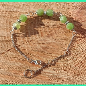 Prehnite crystal bracelet, g..