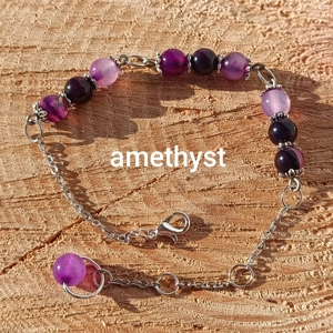 Amethyst bracelet, Spir..