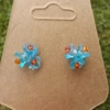 Forget-me-Not, Stud earrings, orange