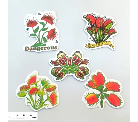 Dangerous Man-eater, pack of 5 stickers