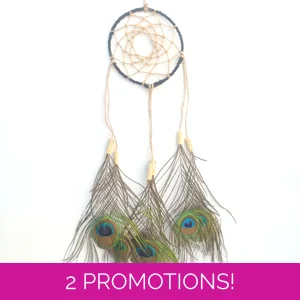 Dreamcatcher, peacock, natur..
