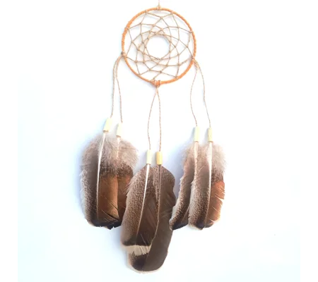 Dreamcatcher, turkey wing, natural material