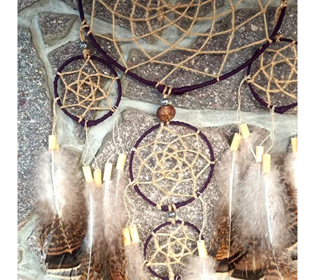 Dreamcatcher, Large, turkey, natural materials
