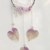 Flower Dreamcatcher, purple, handmade