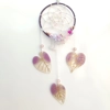Flower Dreamcatcher, purple, handmade