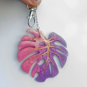 Pink and mauve monstera..