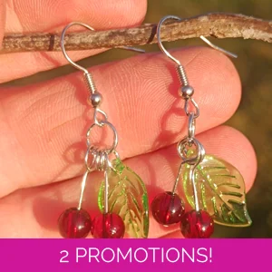 Cherry earrings