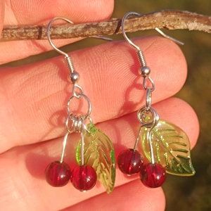 Cherry earrings