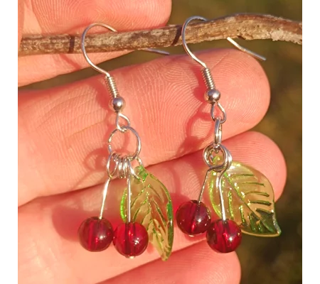 Cherry earrings